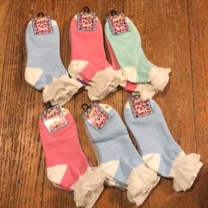 💕12pairs Poetic License ankle socks pastels color